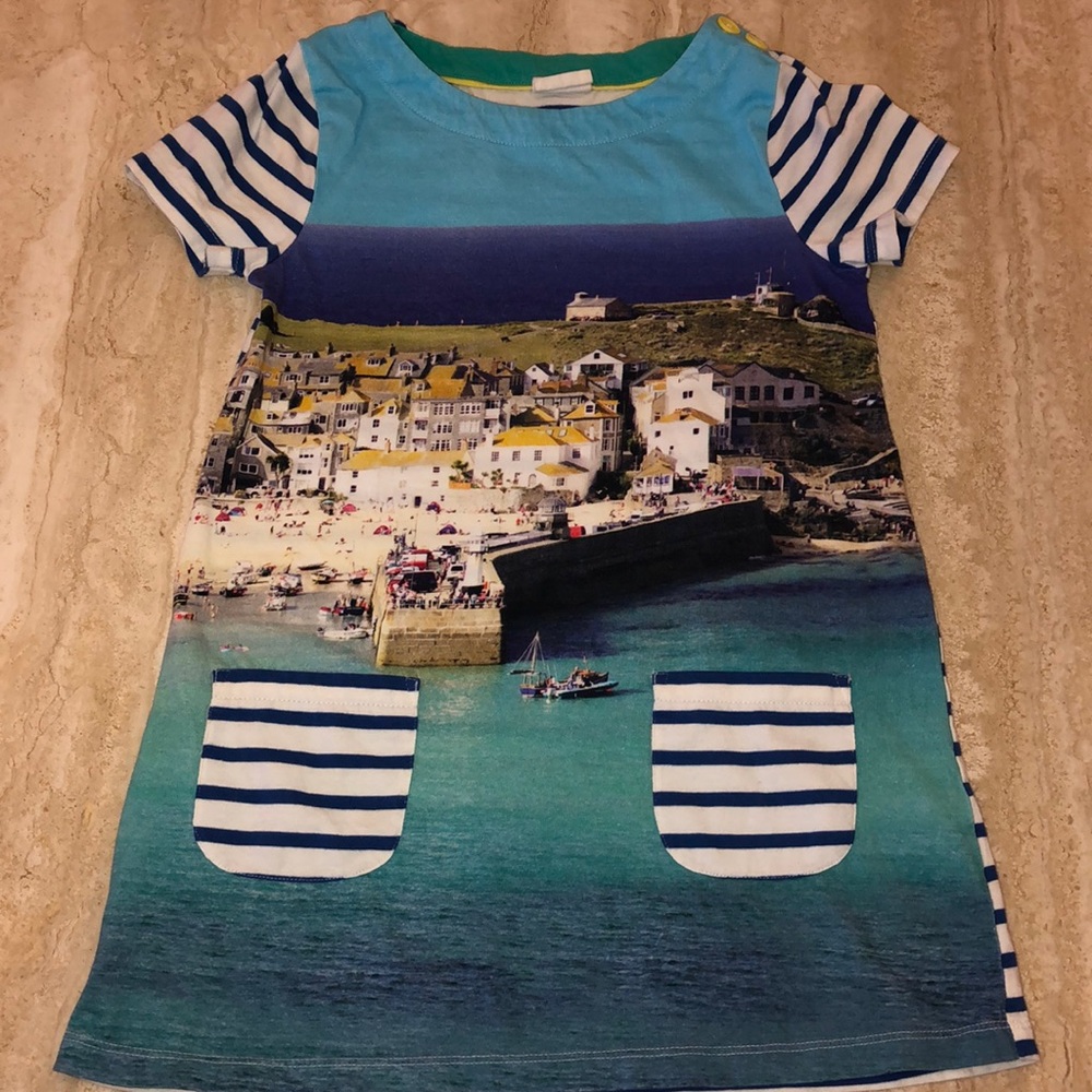 Mini Boden 100% cotton girls short dress or tunic